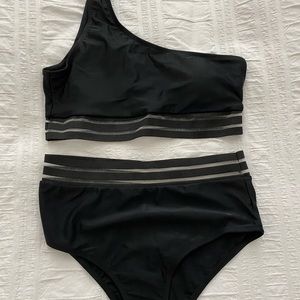 High Waist Black Bikini